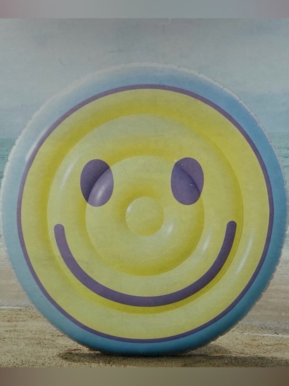 Stoney Clover Lane Inflatable Water Float in Smiley Face